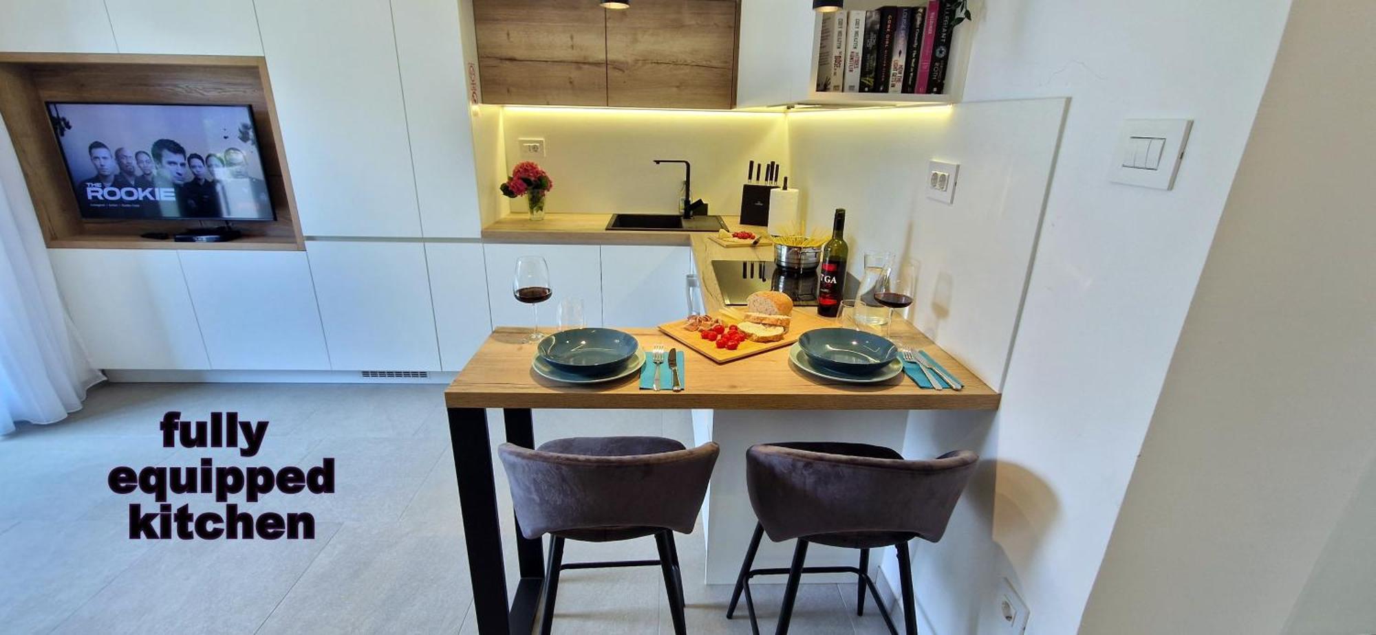 Private Fenced Garden With Bbq Area Only Minutes From The - Urban Secret Kantrida Apartment *